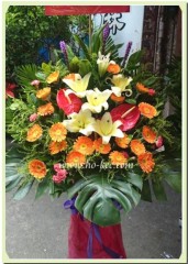 H102-紅掌系列(馬尾,百合,太陽花)
